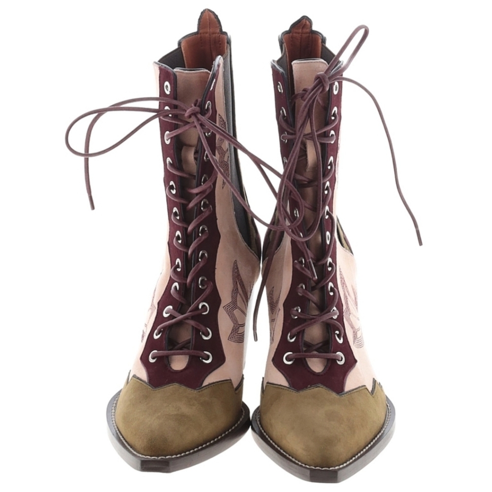 Deadstock Coach lace up bootie - Picture 3 of 16
